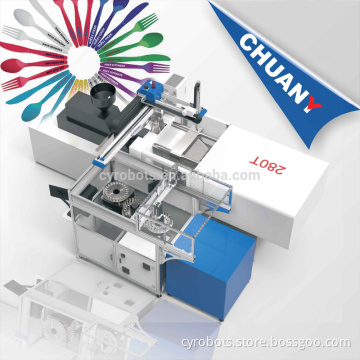 disposable plastic spoon fork packaging robot cutlery robot Multipurpose Packaging sealing and cutting pp bag robot